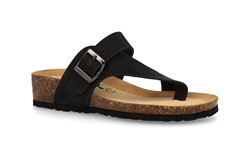 CIABATTA INFRADITO IMB NABUK NERO